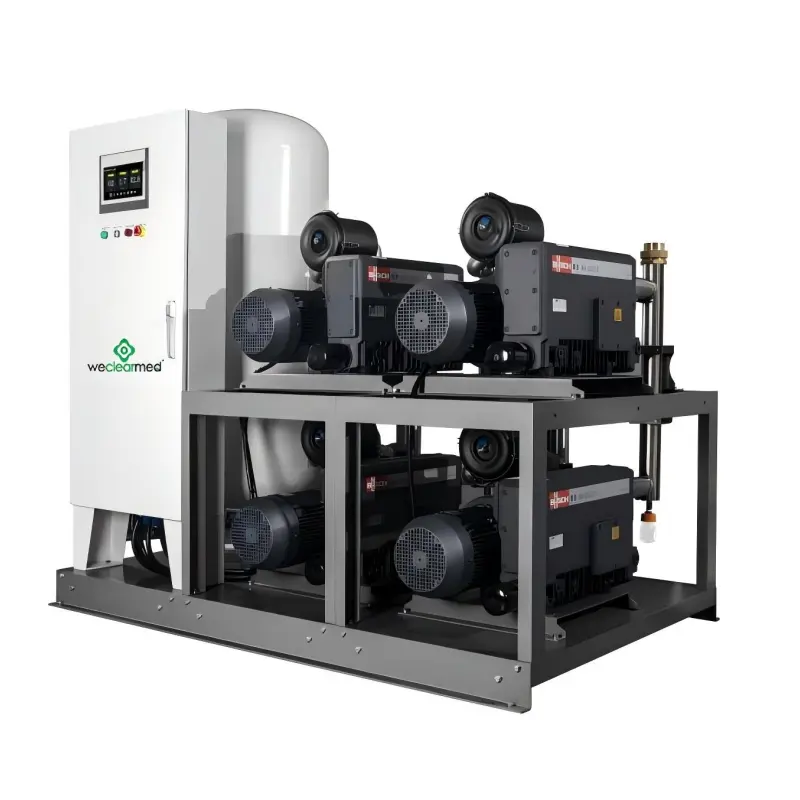 Lubricated Gyratorius Vane Medical Vacuum System